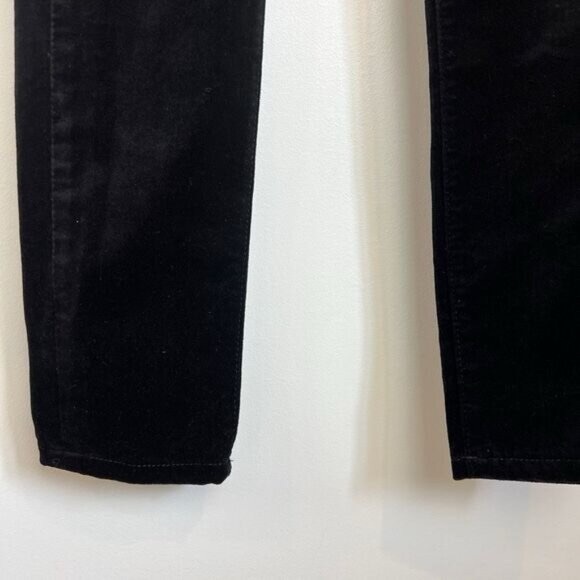 Brand New Parasuco Womens 25 Black Velvet Sofia Fit Mid Low Rise y2k Jeans - Picture 5 of 15